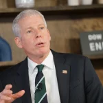 U.S. Energy Secretary Chris Wright speaks at Journal House in New York City in September 2026.