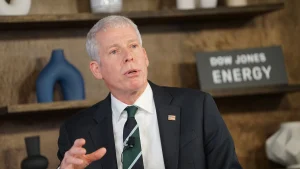 U.S. Energy Secretary Chris Wright speaks at Journal House in New York City in September 2026.