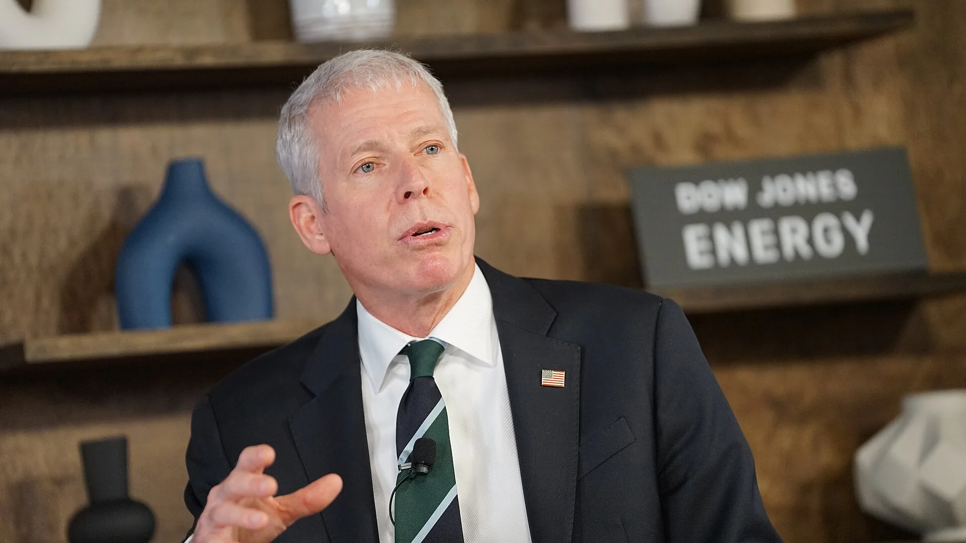 U.S. Energy Secretary Chris Wright speaks at Journal House in New York City in September 2026.