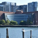 The John Joseph Moakley United States Courthouse on the Boston waterfront.