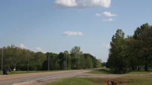 U.S. 425 highway reassurance marker south of Arkansas 172 in Monticello, Arkansas