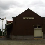 The former Rock Island Railway depot in Fordyce, Arkansas.