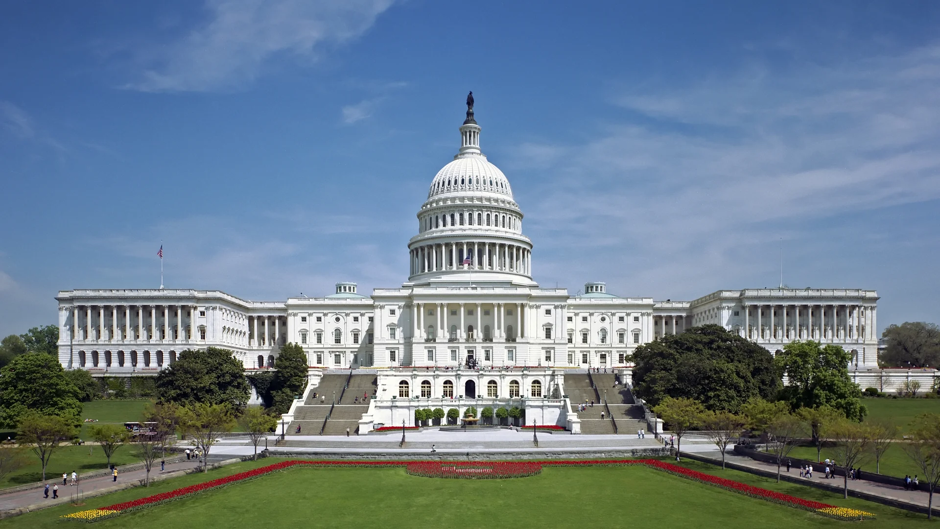 West front of the United States Capitol building in Washington, D.C.