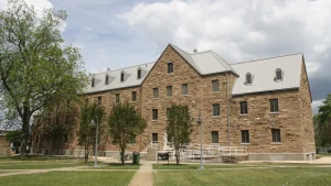 Campus buildings at University of Arkansas at Monticello